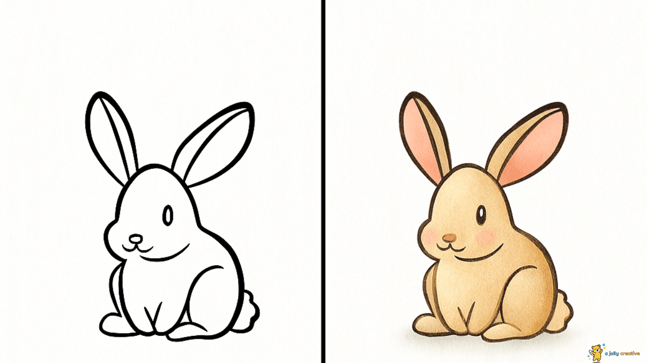 Realistic Bunny Drawing-2