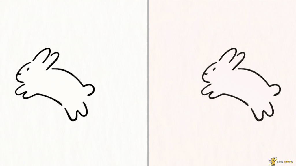 Jumping Bunny Drawing-2