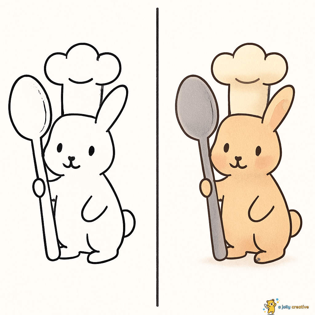 Bunny Chef Drawing-2