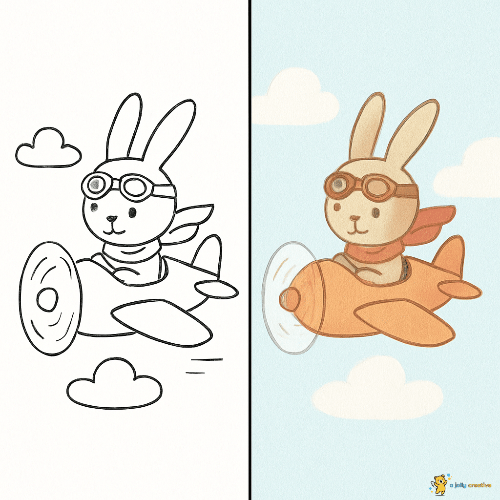 Bunny Pilot Drawing-3