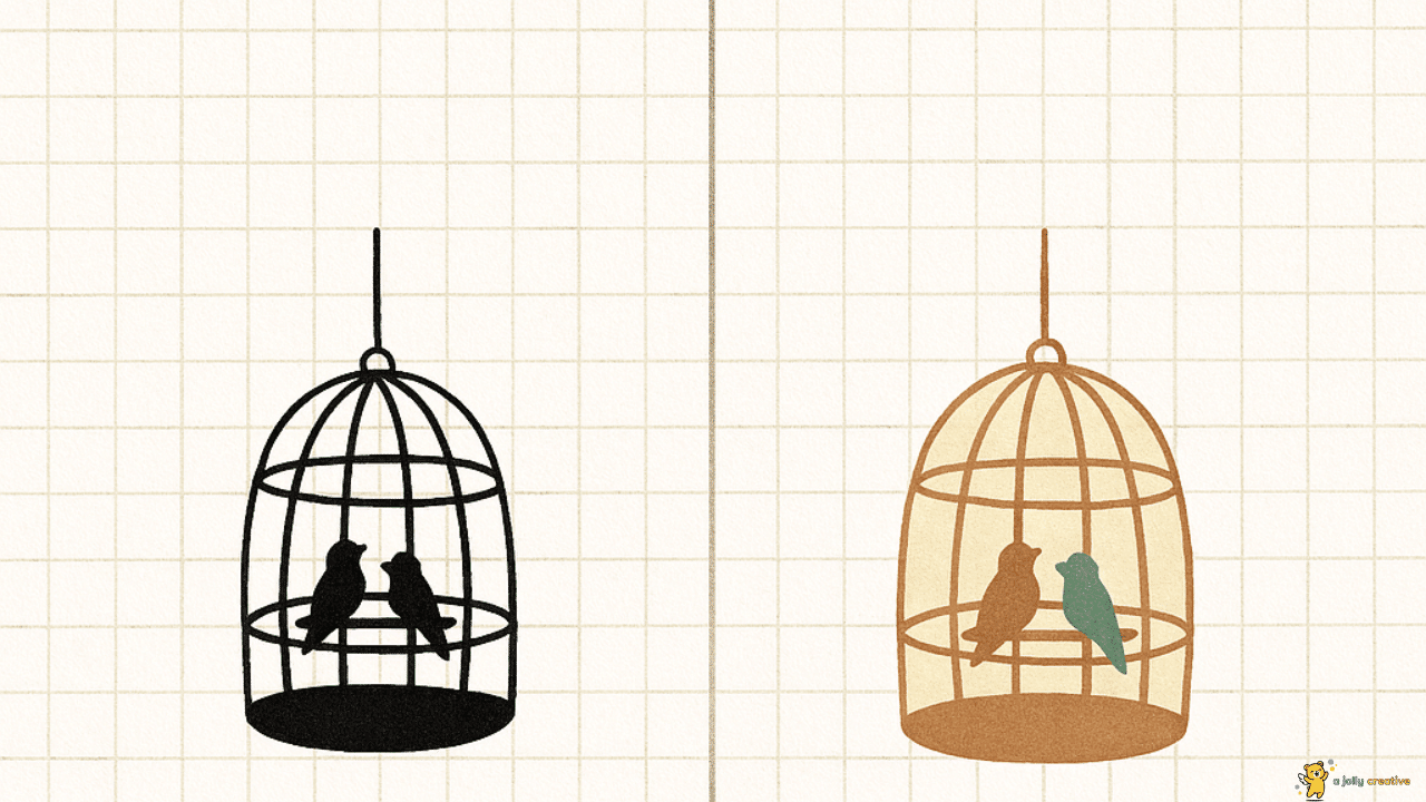 Bird Silhouette Drawing-idea-2