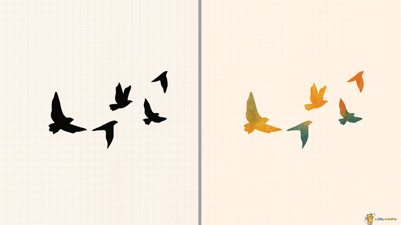 Bird Silhouette Drawing-7