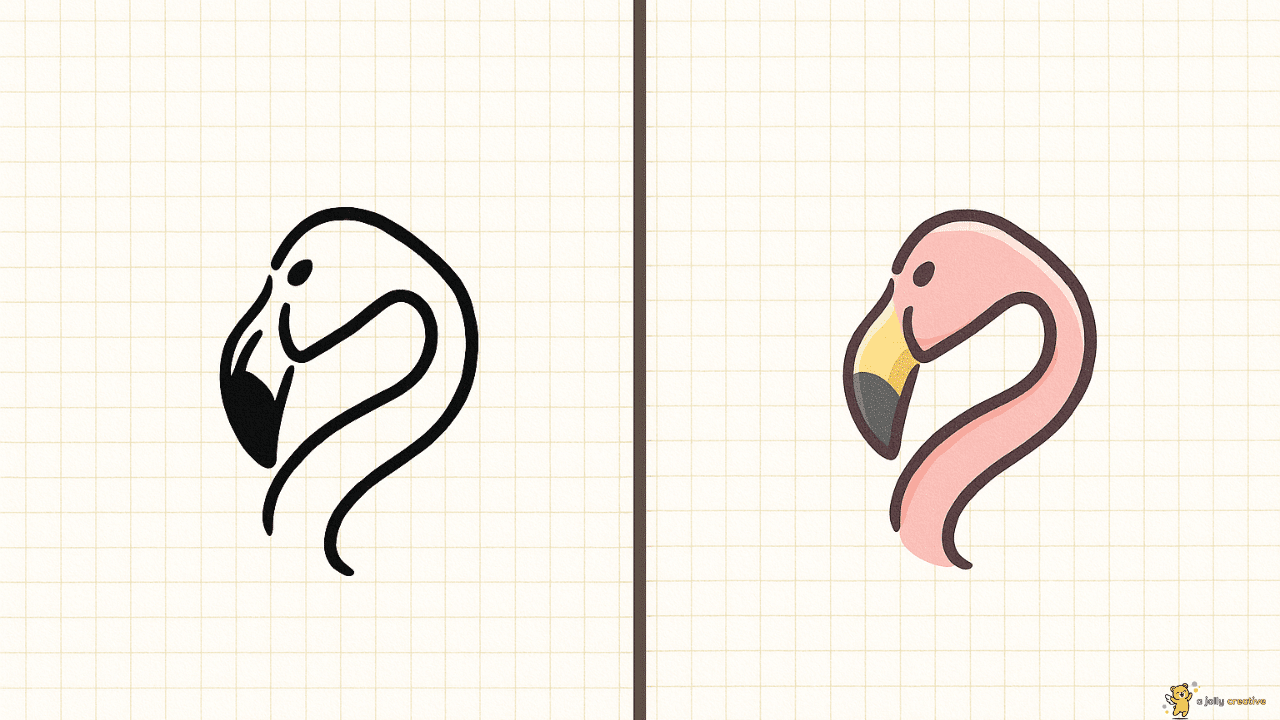 Flamingo Drawing-1