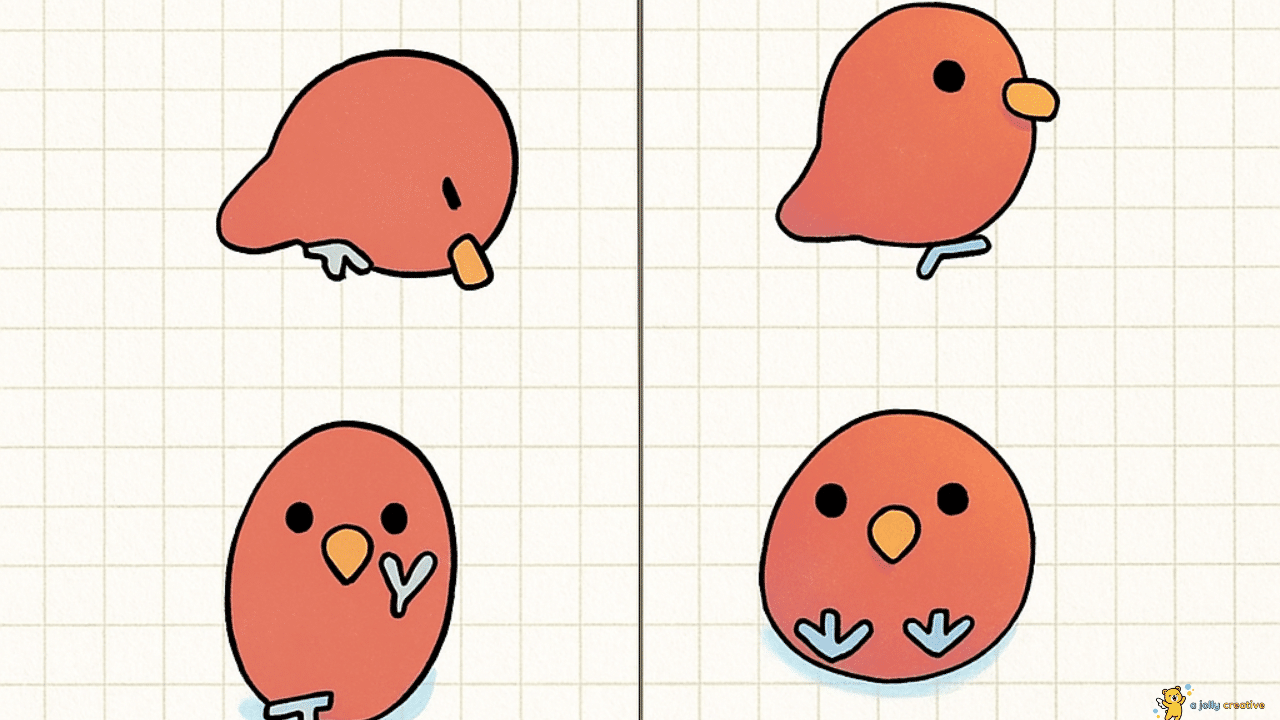 Stain Birdies Drawing