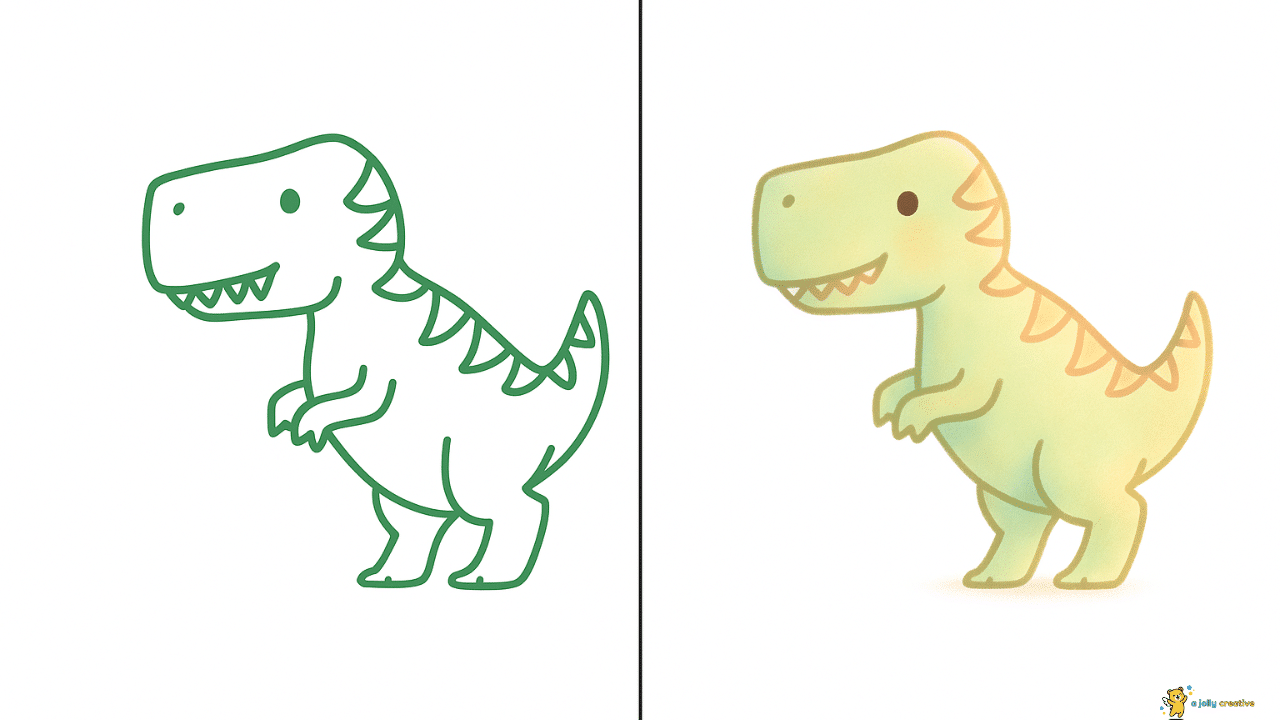A Gentle Smiling Tyrannosaurus-1