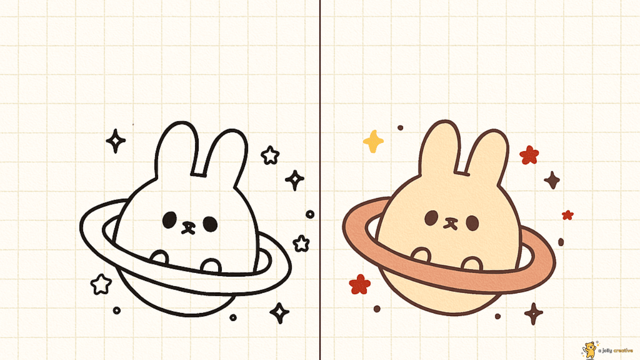 Cosmic Bunny drawing-1