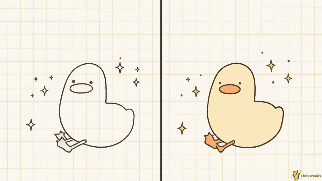 Cute Simple Baby Duck -idea-1
