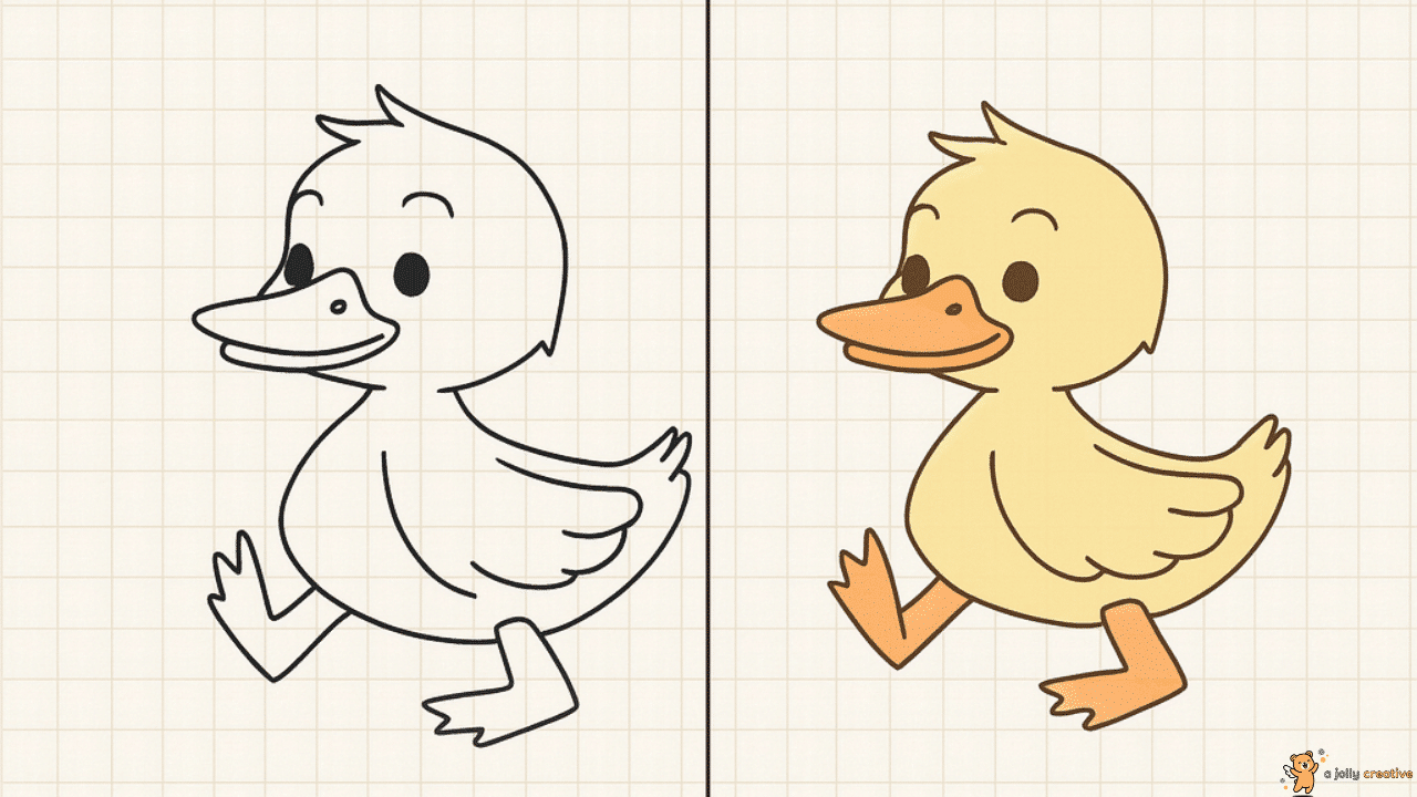 Cute Simple Baby Duck -idea-4
