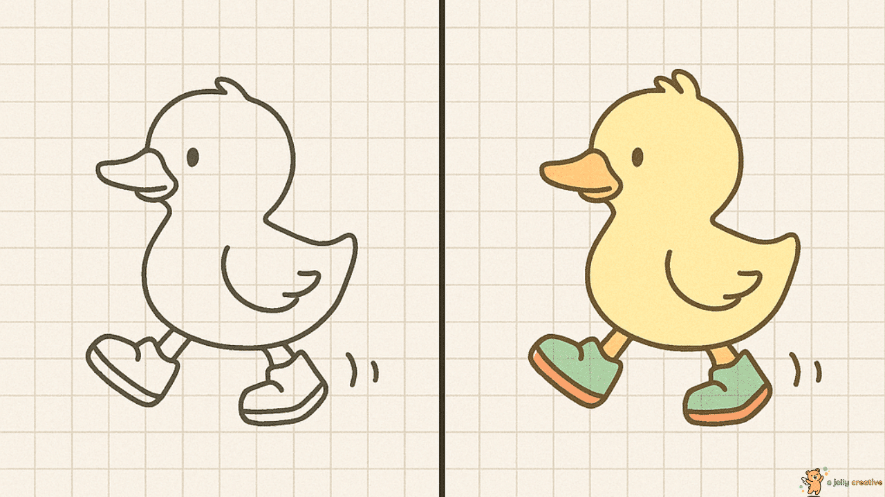 Duck Wearing Sneakers -idea-2