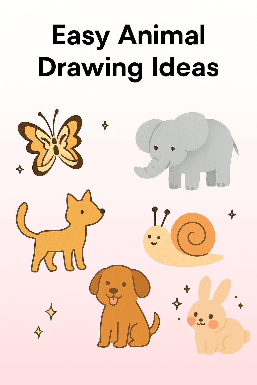 Easy Animal Drawing Ideas