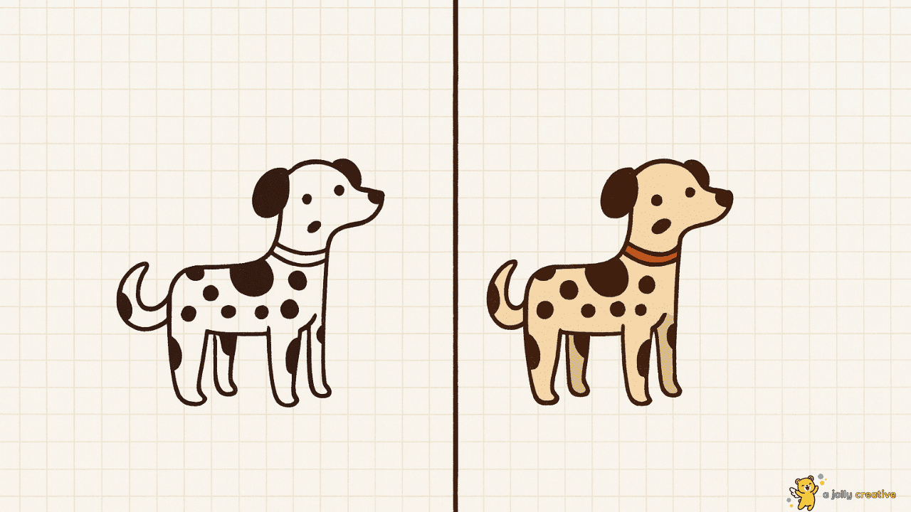 Friendly Dog Drawing-idea-2