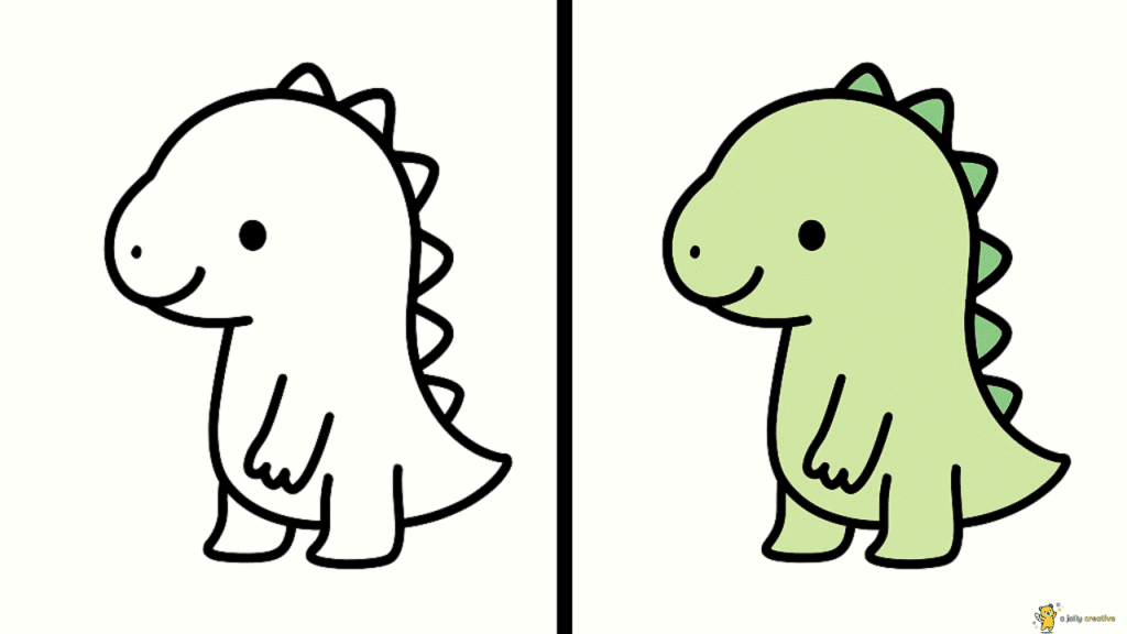 Happy Smiling Baby Dinosaur-idea-1