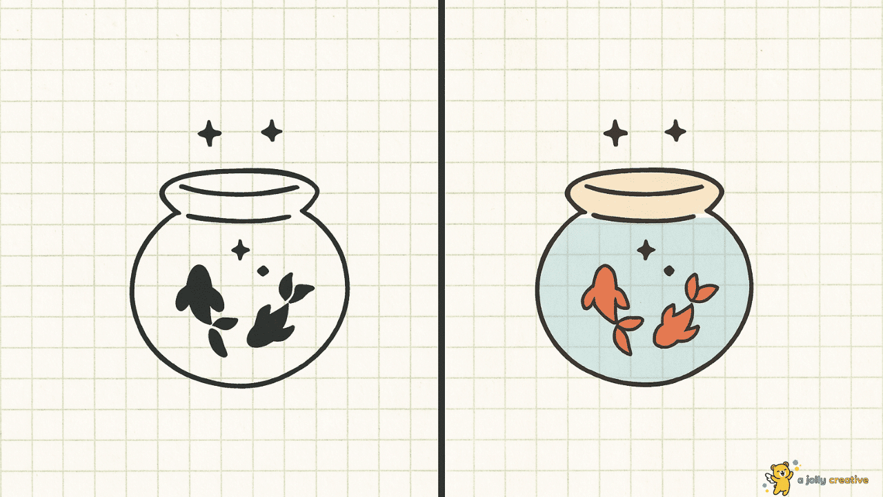 Ocean Fish Drawing-idea-2