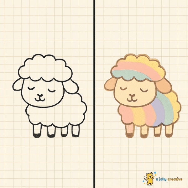 Rainbow Sheep Creation-idea-1