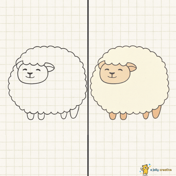 Round Chubby Sheep-idea-1