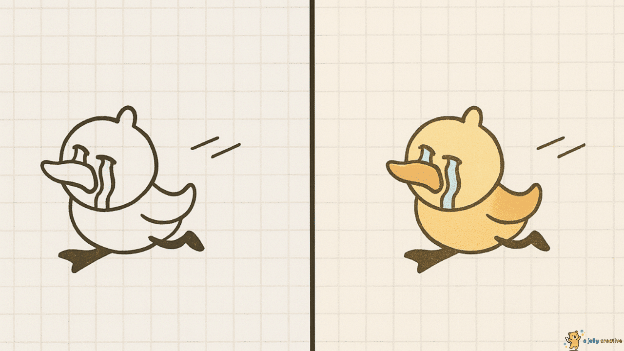 Sad Duck Crying-idea-1
