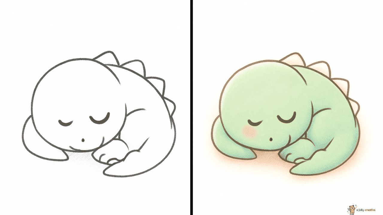 Sleepy Dinosaur-1
