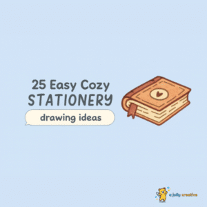 25 Easy Cozy Stationery Drawing Ideas