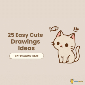 25 Easy Cute Cat Drawing Ideas