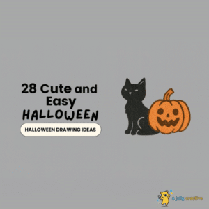 28 Cute and Easy Halloween Drawing Ideas