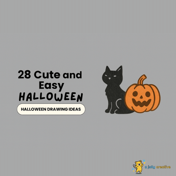 28 Cute and Easy Halloween Drawing Ideas
