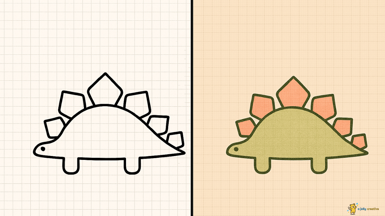 A Cute Gentle Stegosaurus idea 2