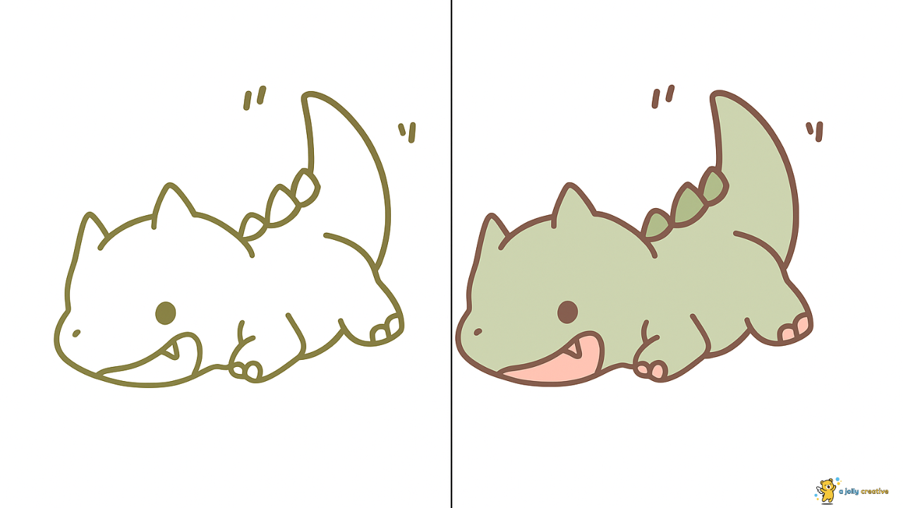 A Playful Dinosaur idea -1