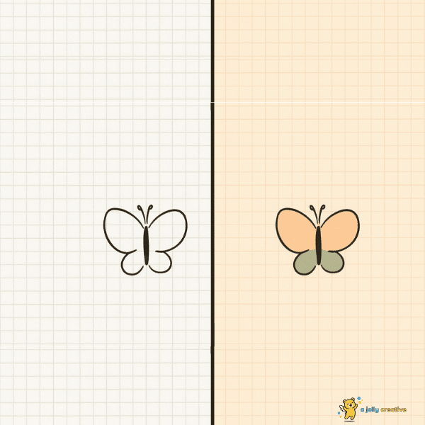 simple butterfly idea