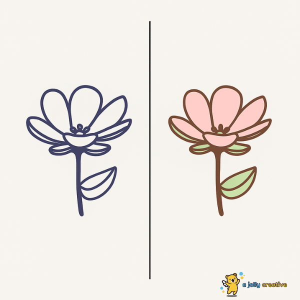 A Simple Flower Drawing idea
