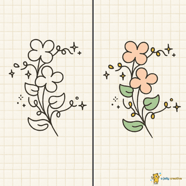Aesthetic Plants Drawing-idea-2
