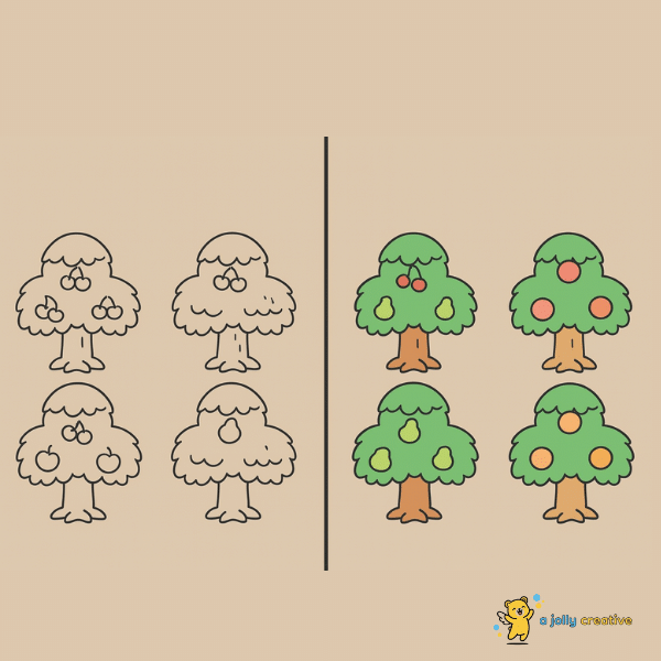 Animal Crossing Tree Drawing -1