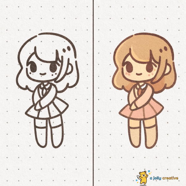 Arms Crossed Drawing idea