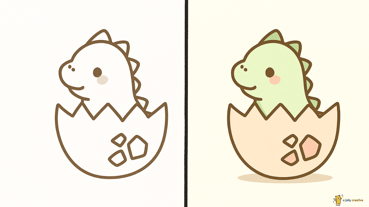 Baby Dino in its Egg idea