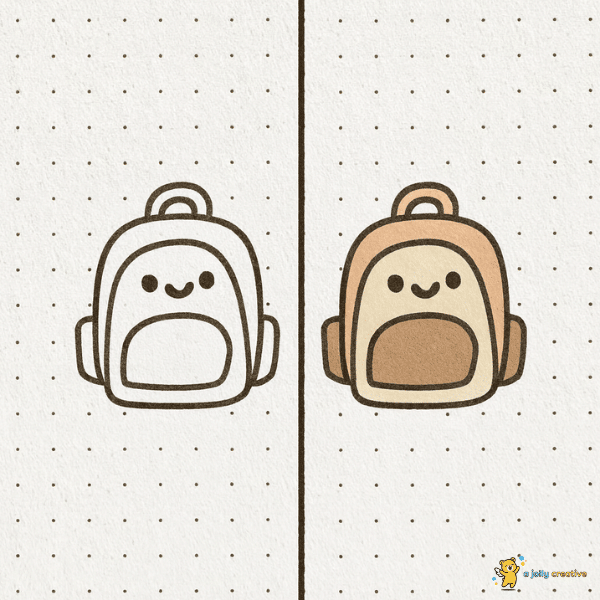 Backpack with a Cute Face