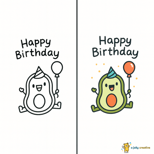 Birthday Avocado idea