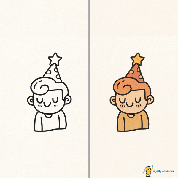 Birthday People Drawing idea-1