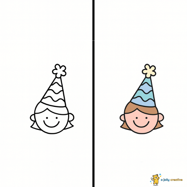 Birthday People Drawing idea-2