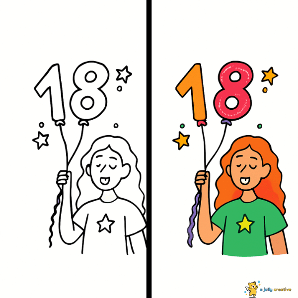 Birthday People Drawing idea-3