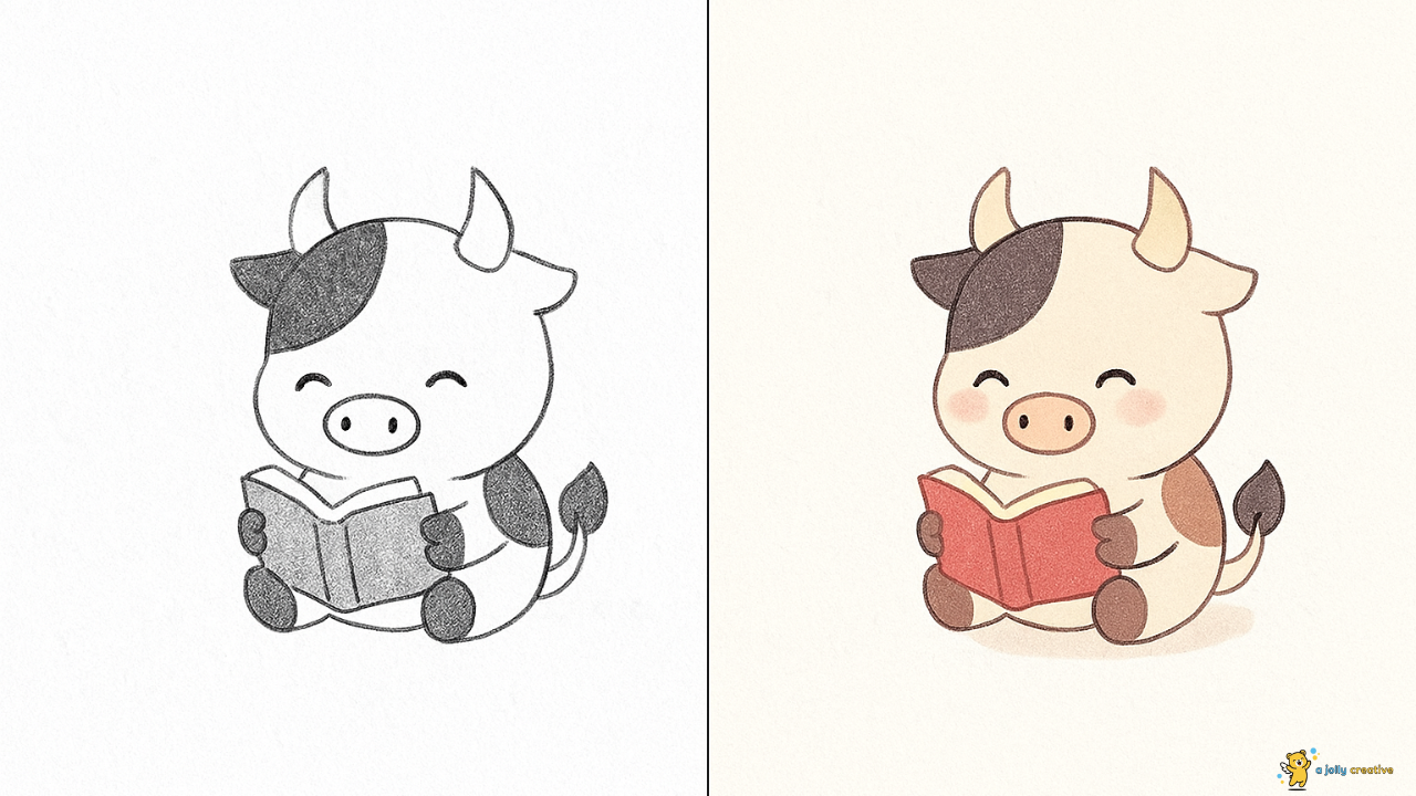 Bookworm Cow idea 2