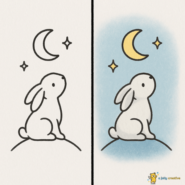 Bunny Moon Gazer