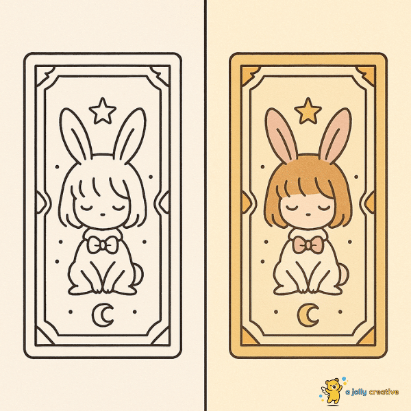 Bunny-Themed Clow Card Design
