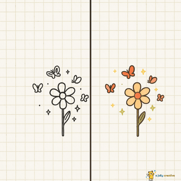 Butterflies Around a Flower idea