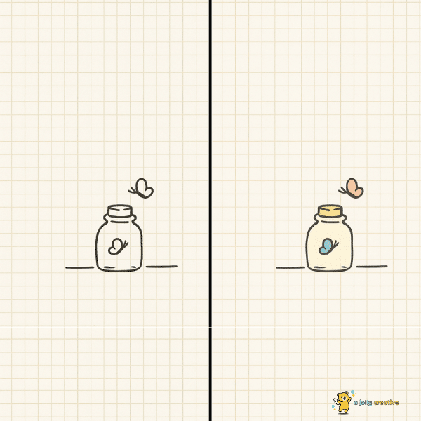 Butterfly Jar Drawing idea