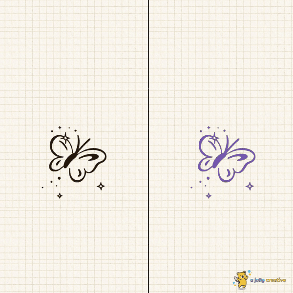 Butterfly Top View-idea-1