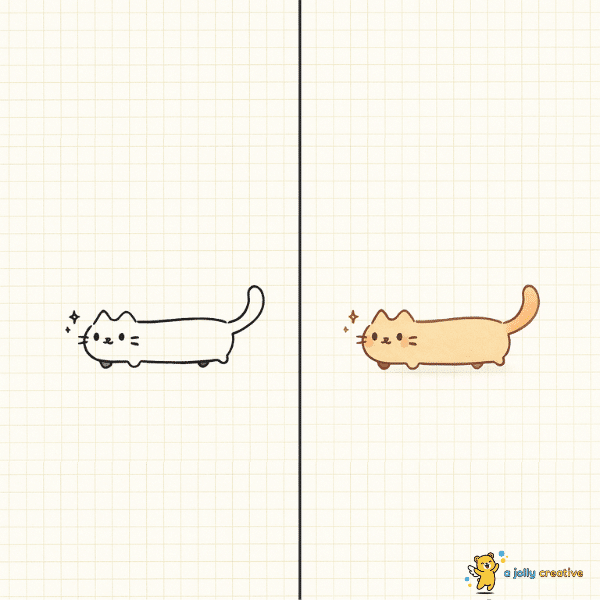 Cat Loaf Drawing idea