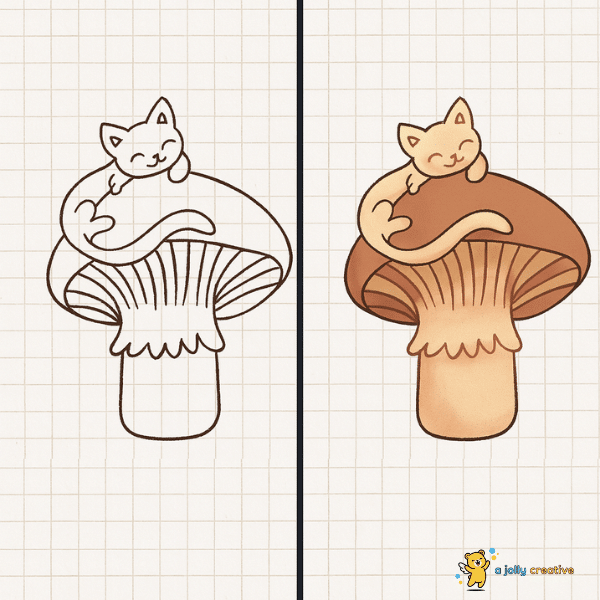 Cat on a Mushroom idea