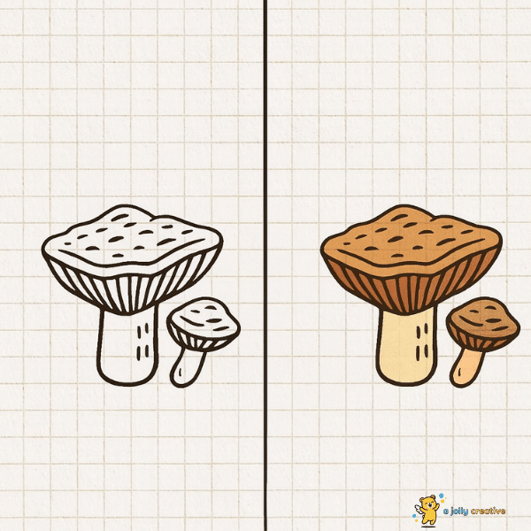 Chanterelles Drawing idea