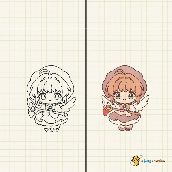 Chibi Sakura drawing idea