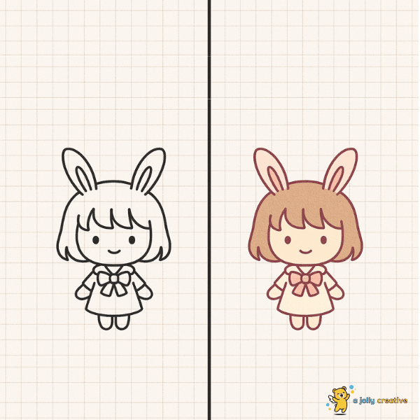 Chibi Sakura with Bunny Ears
