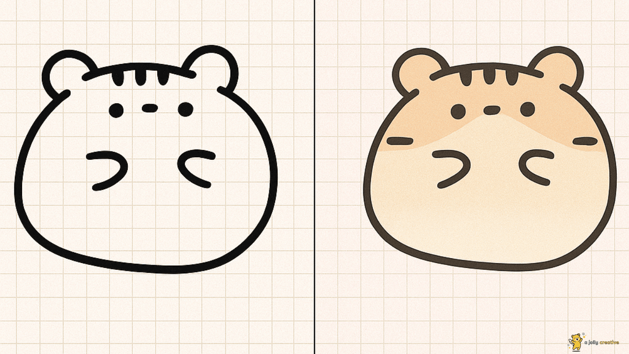 Circle Hamster Drawing